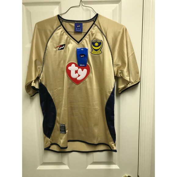 NWT 2002/03 Portsmouth Away S Jersey Pompey Sport Blue - Picture 1 of 4